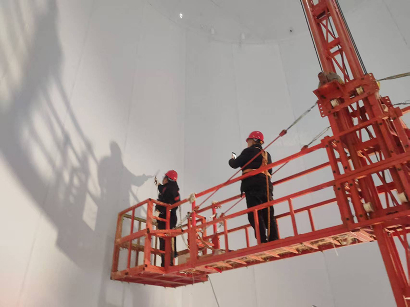 大型板襯現場施工