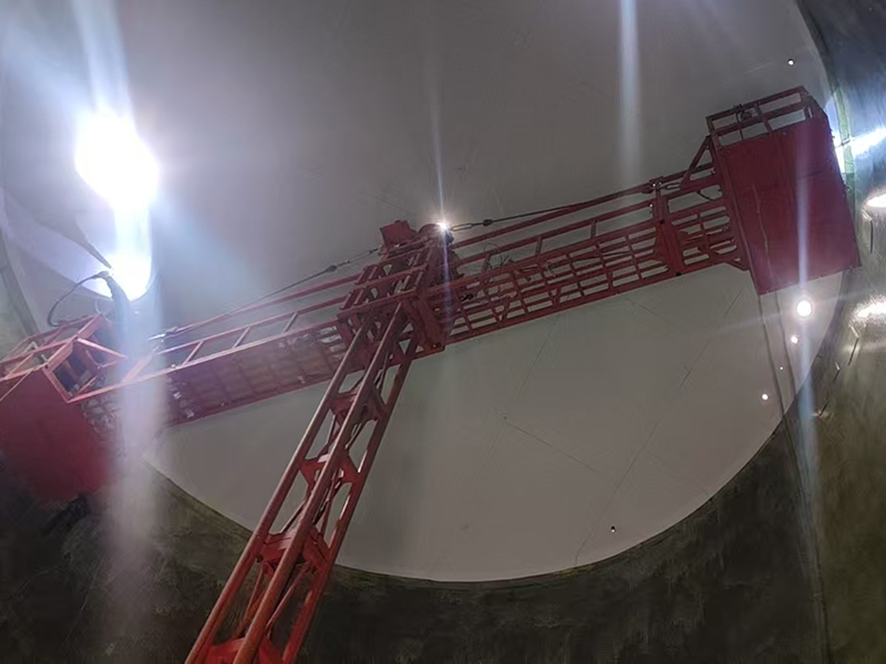 大型板襯現場施工